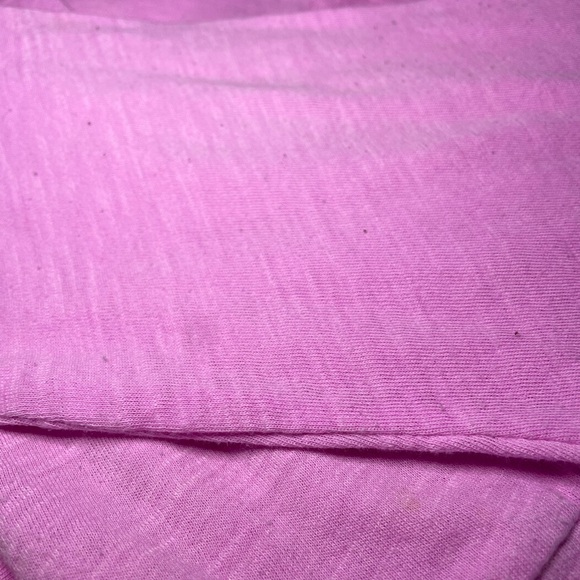 PINK | Women’s Pink Medium V-Neck Soft Long Sleeve Shirt - Picture 9 of 9